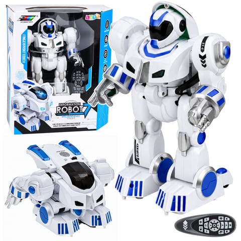 ⁨Robot Interaktywny 2w1 Zdalnie Sterowany Auto Taniec Odcisk Palca LED K4⁩ w sklepie Wasserman.eu