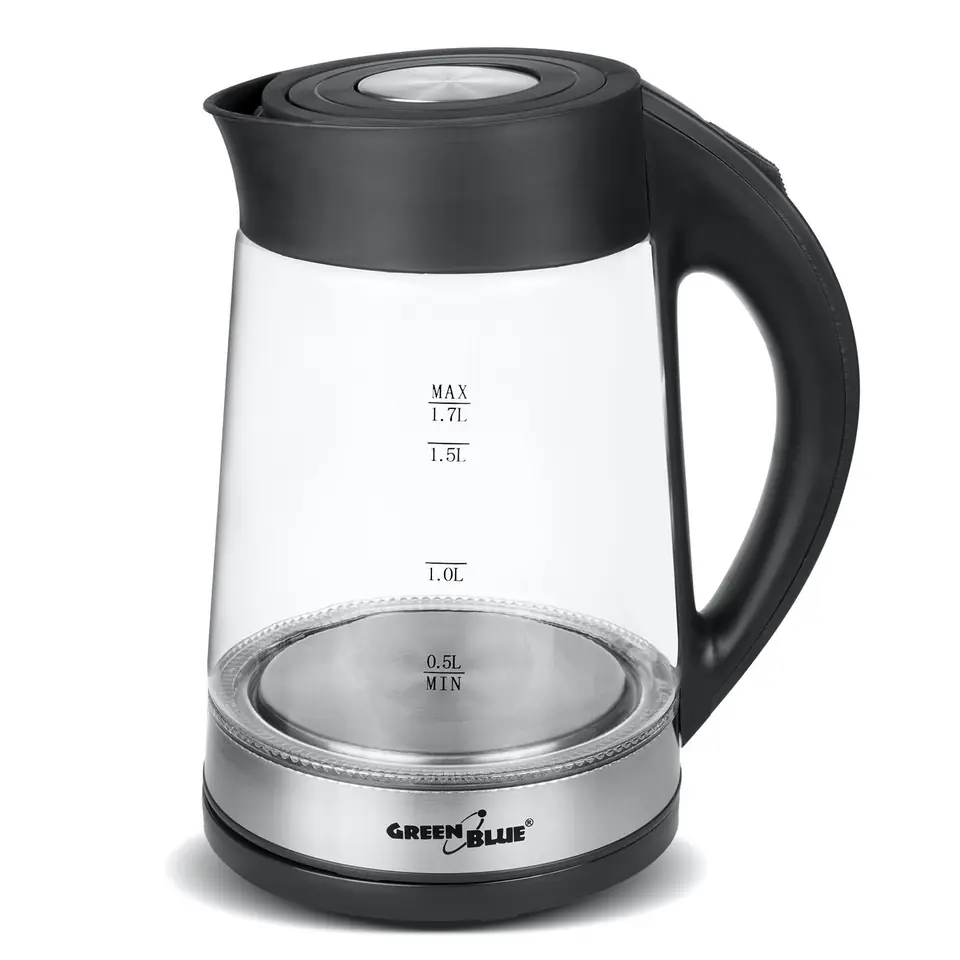 Electric Glass kettle 1,7L GreenBlue GB480 at Wasserman.eu