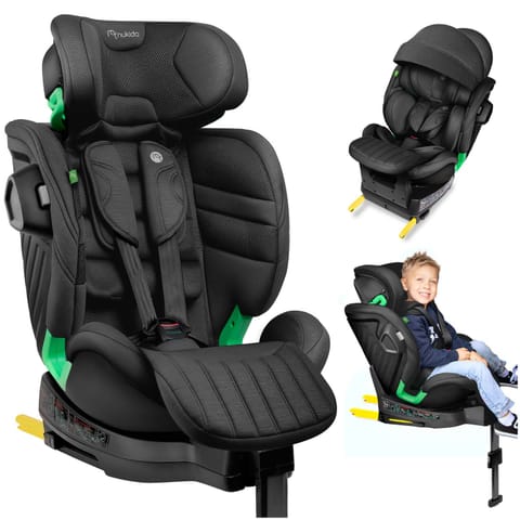 ⁨Fotelik samochodowy obrotowy z nogą Nukido Shelly 0-12 lat I-Size ISOFIX⁩ w sklepie Wasserman.eu