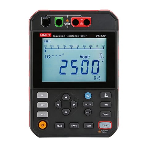 ⁨Tester rezystancji izolacji wysokiego napięcia Uni-T UT512D⁩ w sklepie Wasserman.eu