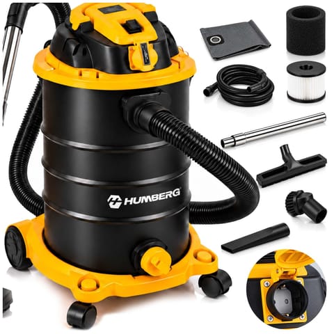 ⁨Odkurzacz przemysłowy 30 l 3600 W uniwersalny na mokro i sucho Humberg HM-408⁩ w sklepie Wasserman.eu