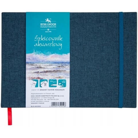 ⁨Szkicownik akwarelowy A5 38 arkuszy 230g. BLO-AK2305-04004 KOH-I-NOOR⁩ w sklepie Wasserman.eu