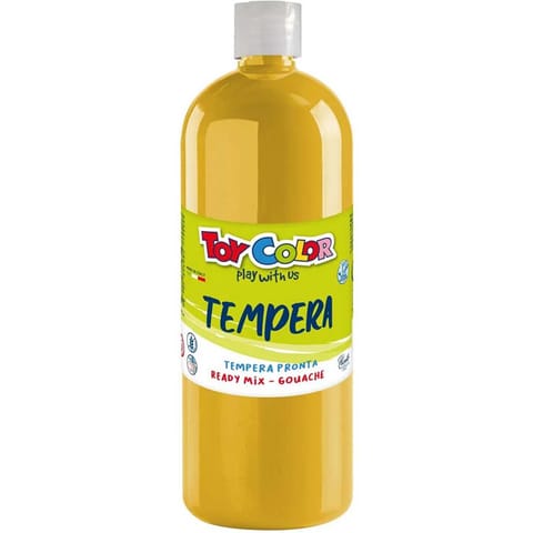 ⁨Farba TEMPERA 1000ml light yellow 0554/02 TOY COLOR⁩ w sklepie Wasserman.eu