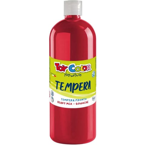 ⁨Farba TEMPERA 1000ml carmine red 0554/10 TOY COLOR⁩ w sklepie Wasserman.eu