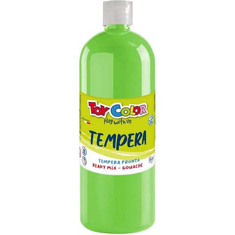 ⁨Farba TEMPERA 1000ml light green 0554/11 TOY COLOR⁩ w sklepie Wasserman.eu