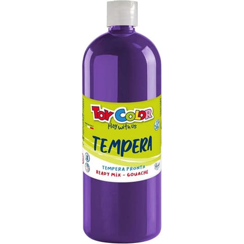 ⁨Farba TEMPERA 1000ml violet 0554/19 TOY COLOR⁩ w sklepie Wasserman.eu