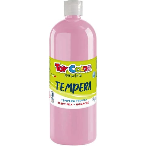 ⁨Farba TEMPERA 1000ml pink 0554/06 TOY COLOR⁩ w sklepie Wasserman.eu
