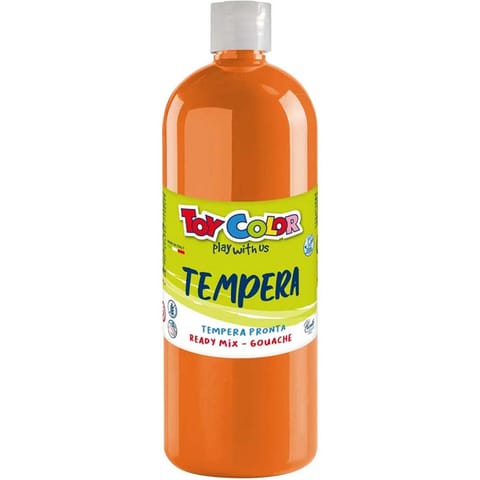 ⁨Farba TEMPERA 1000ml orange 0554/05 TOY COLOR⁩ w sklepie Wasserman.eu