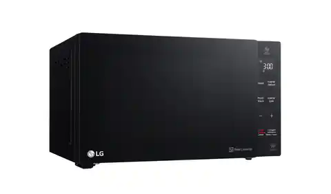 ⁨LG Kuchenka mikrofalowa MH6535GIS Wolnostojąca, 25 L, 1450 W, Grill, Czarna⁩ w sklepie Wasserman.eu