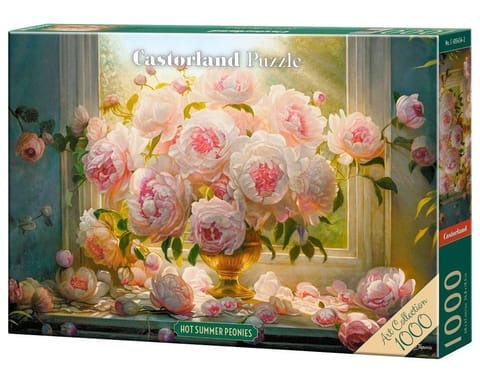 ⁨Puzzle 1000 Hot Summer Peonies CASTOR⁩ w sklepie Wasserman.eu