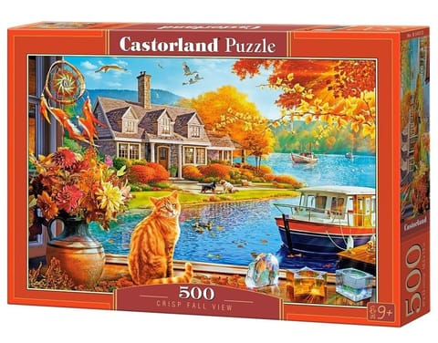 ⁨Puzzle 500 Crisp Fall View CASTOR⁩ w sklepie Wasserman.eu