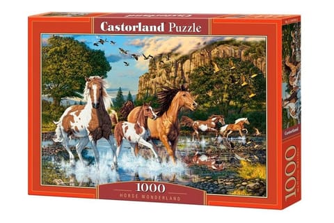 ⁨Puzzle 1000 Konie CASTOR⁩ w sklepie Wasserman.eu