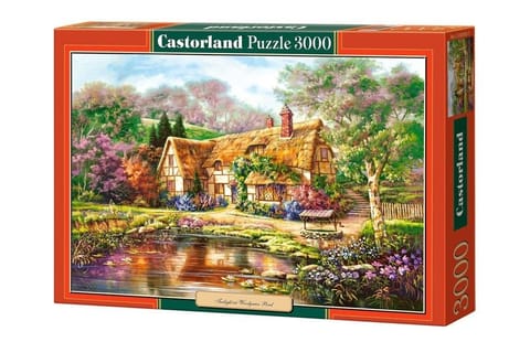 ⁨Puzzle 3000 Twilight at Woodgreen Pond CASTOR⁩ w sklepie Wasserman.eu