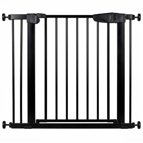 ⁨BRAMKA ZABEZPIECZAJĄCA G3 +7+14cm czarna HANKSKIDS⁩ w sklepie Wasserman.eu