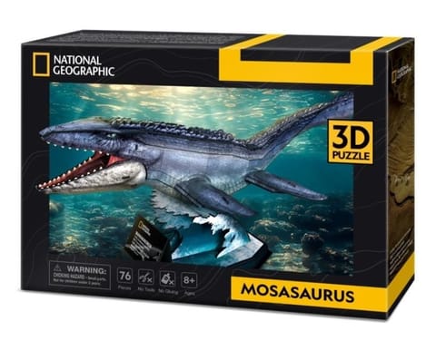 ⁨Puzzle 3D National Geographic Mozazaur⁩ w sklepie Wasserman.eu