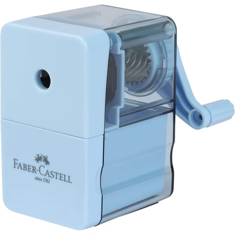 ⁨Temperówka na korbkę SKY BLUE 180985 Faber-Castell⁩ w sklepie Wasserman.eu