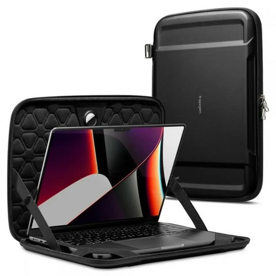 ⁨Spigen Rugged Armor Pouch PRO Laptop 15"-16" black/black AFA04271⁩ at Wasserman.eu