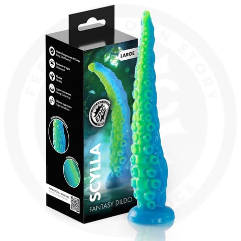 ⁨Epic - Scylla Fluorescent Thin Tentacle Dildo Large Size⁩ w sklepie Wasserman.eu