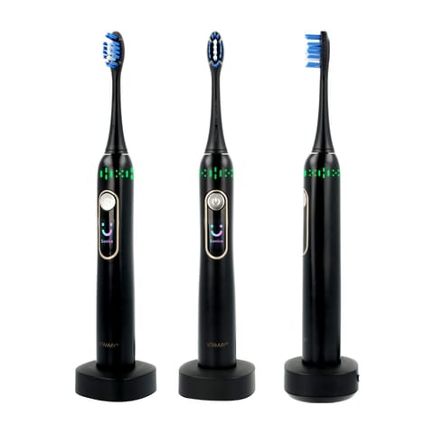 ⁨VITAMMY SONICE 7+ BLACK Szczoteczka soniczna z technologią BoneVoice i czujnikiem nacisku⁩ w sklepie Wasserman.eu