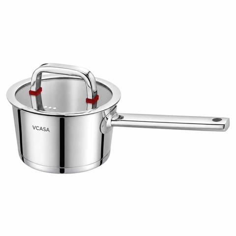 ⁨RONDEL STALOWY Z POKRYWĄ 16cm 1,6L VCASA VC-90101 SIERRA⁩ w sklepie Wasserman.eu