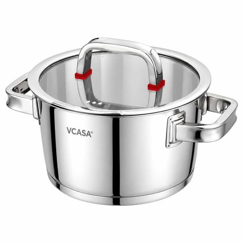 ⁨GARNEK STALOWY Z POKRYWĄ 16cm 1,6L VCASA VC-90102 SIERRA⁩ w sklepie Wasserman.eu