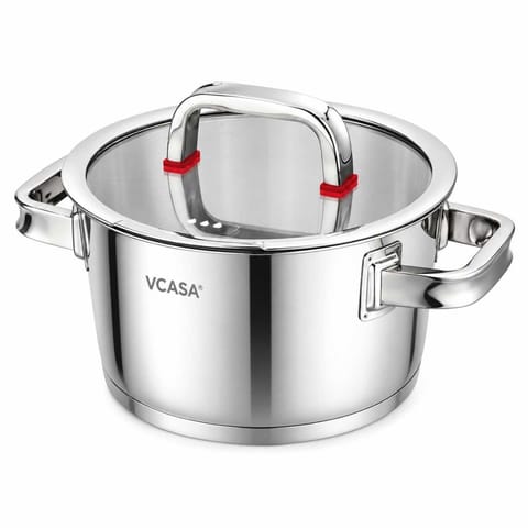 ⁨GARNEK STALOWY Z POKRYWĄ 18cm 2.2L VCASA VC-90103 SIERRA⁩ w sklepie Wasserman.eu