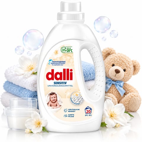 ⁨Dalli Sensitiv Żel do Prania 20 prań⁩ w sklepie Wasserman.eu