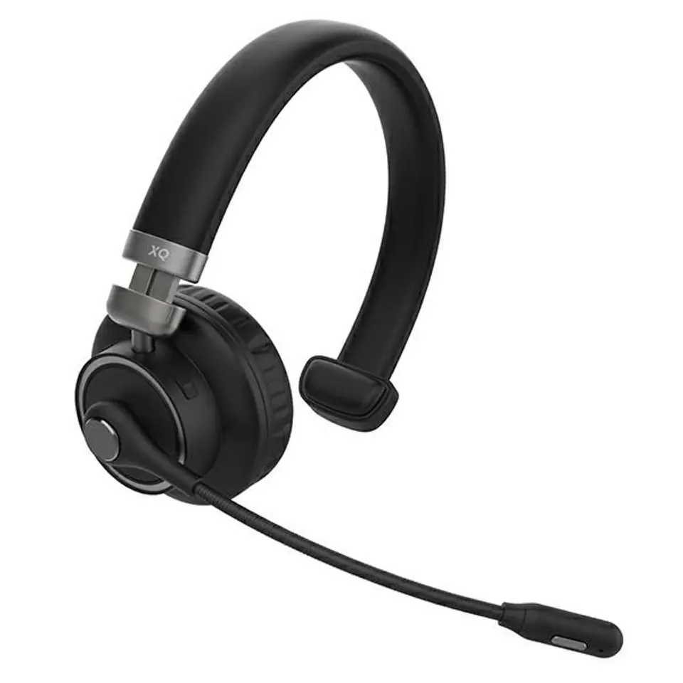⁨Xqisit zestaw słuchawkowy Mono Wireless Headset w/ Mic czarny/black 41712⁩ w sklepie Wasserman.eu