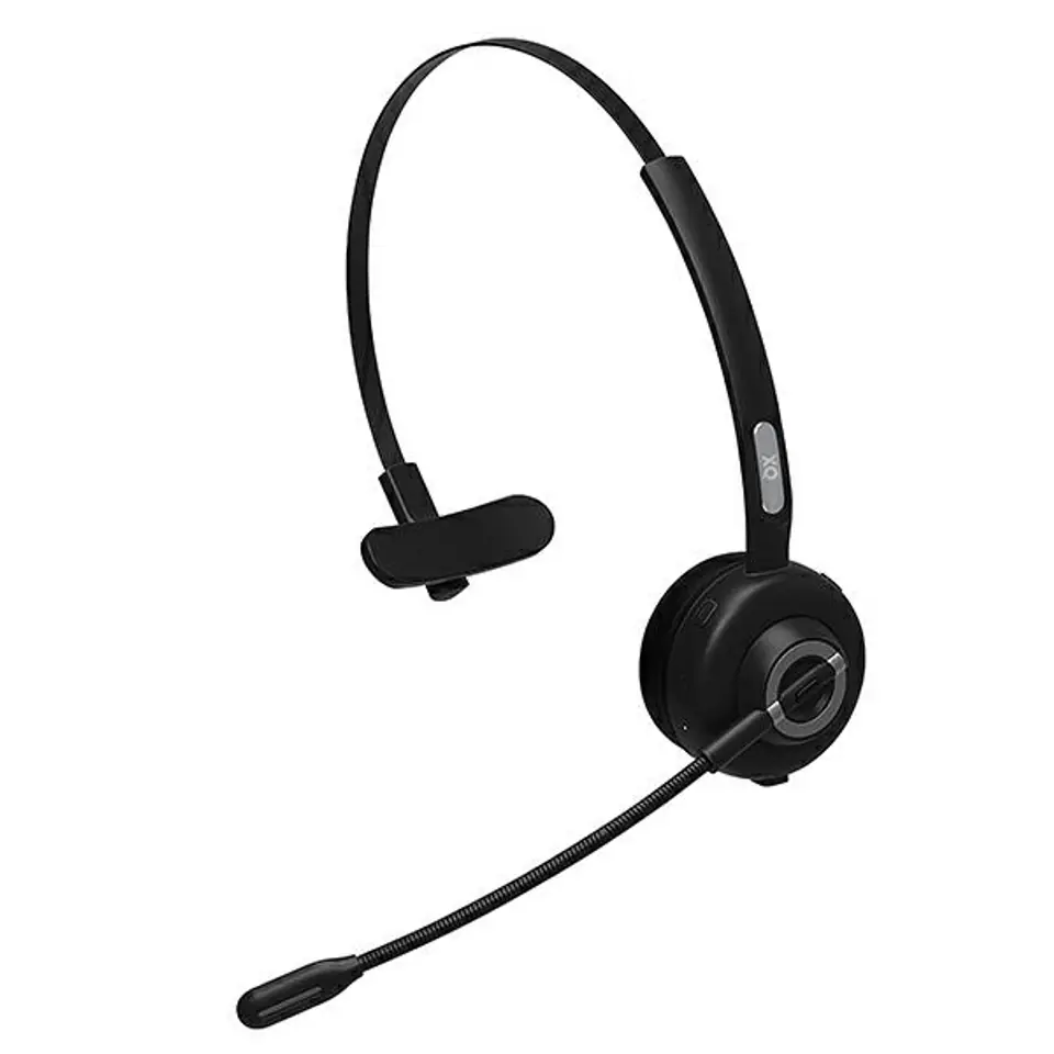 ⁨Xqisit zestaw słuchawkowy Mono Wireless Headset w/ Mic Lite czarny/black 43586⁩ w sklepie Wasserman.eu