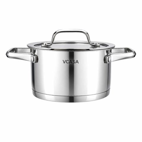 ⁨GARNEK STALOWY Z POKRYWĄ 16cm 1,8L VCASA VC-901112 AMARA⁩ w sklepie Wasserman.eu