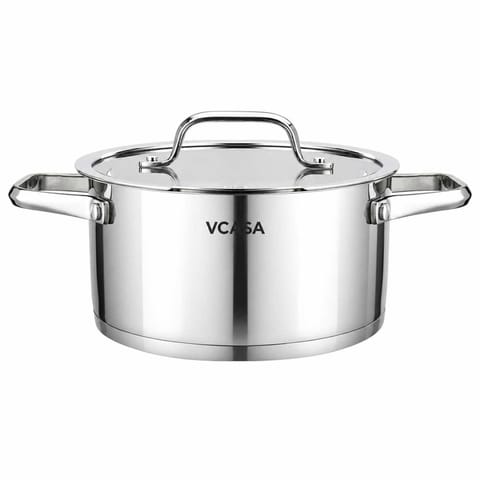 ⁨GARNEK STALOWY Z POKRYWĄ 18cm 2.6L VCASA VC-901113 AMARA⁩ w sklepie Wasserman.eu