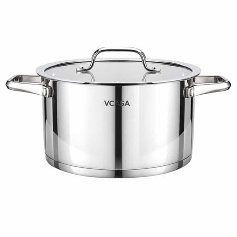 ⁨GARNEK STALOWY Z POKRYWĄ 20cm 3.4L VCASA VC-901114 AMARA⁩ w sklepie Wasserman.eu