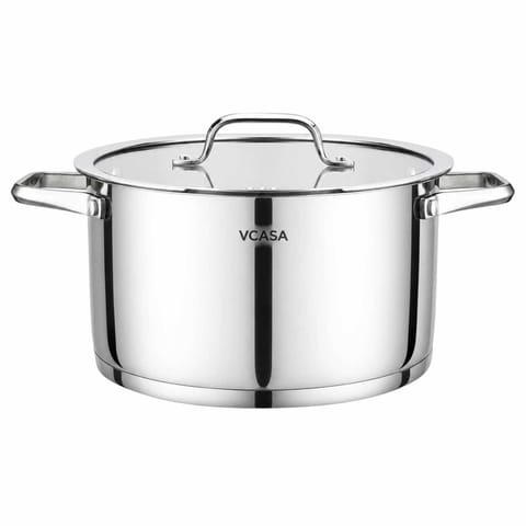 ⁨GARNEK STALOWY Z POKRYWĄ 24cm 5.8L VCASA VC-901115 AMARA⁩ w sklepie Wasserman.eu