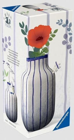 ⁨Puzzle 3D Vase Niebieskie Pasy⁩ w sklepie Wasserman.eu