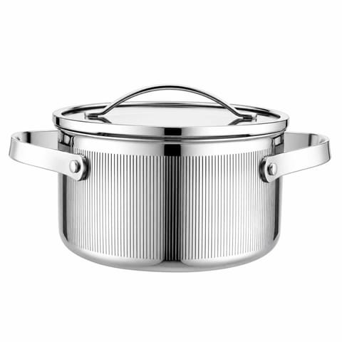 ⁨GARNEK STALOWY Z POKRYWĄ 18cm 2.1L VCASA VC-90123 VELORA⁩ w sklepie Wasserman.eu