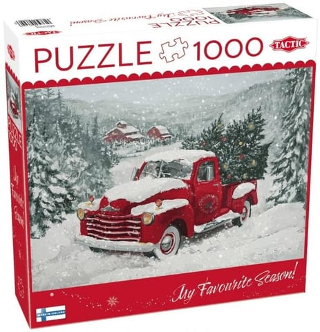 ⁨Puzzle 1000 Christmas Tree Truck⁩ w sklepie Wasserman.eu