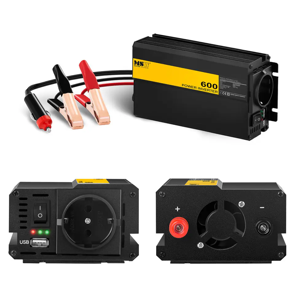 Car Voltage Converter for 600W Battery + Cigarette Lighter Socket Adapter at Wasserman.eu