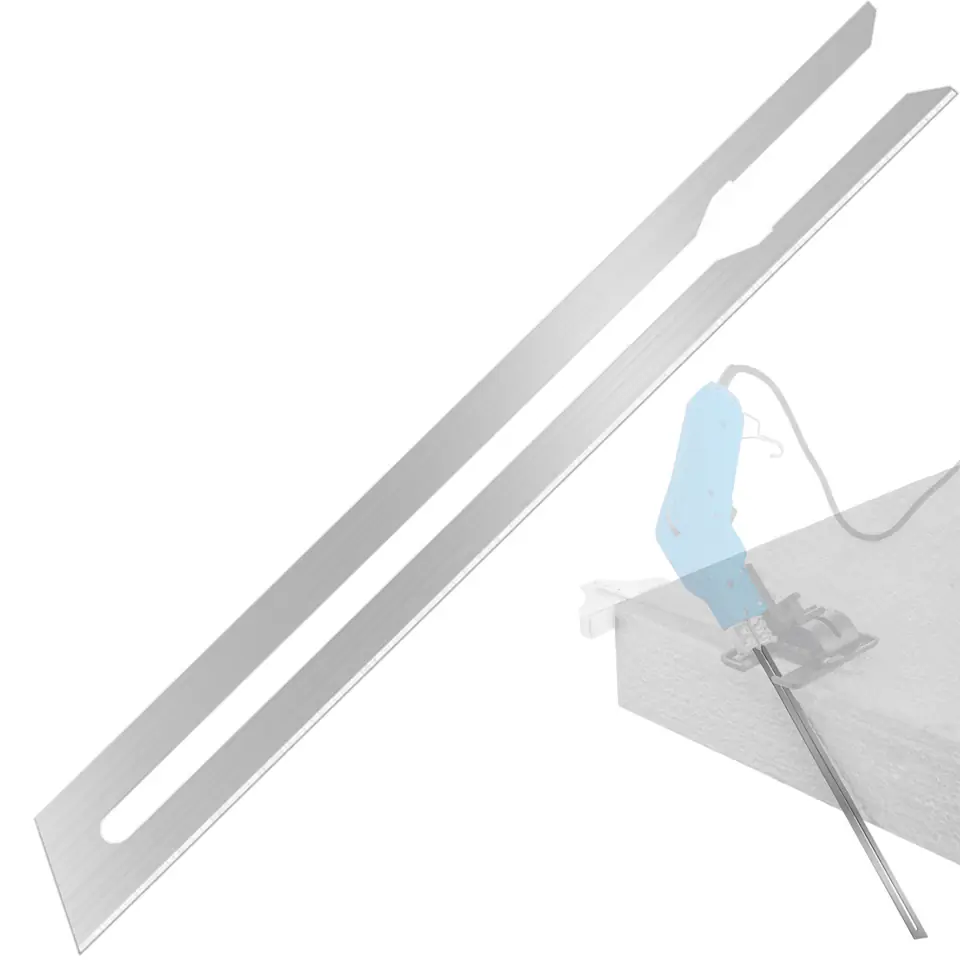 ⁨Nóż ostrze termiczne do cięcia stryropianu styroduru proste dł. 100 mm⁩ w sklepie Wasserman.eu