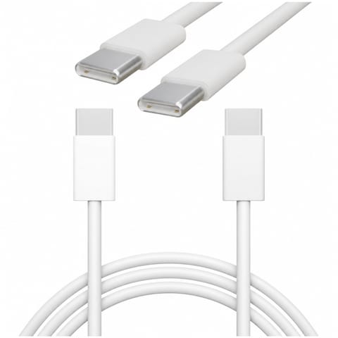 ⁨Przyłącze USB-C - USB-C 240W 1,0m białe⁩ w sklepie Wasserman.eu