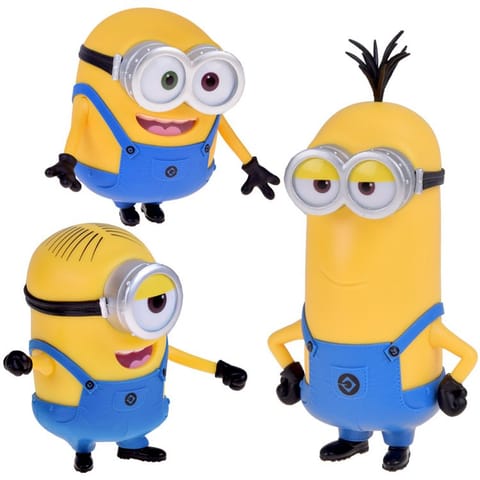 ⁨MINIONKI zestaw 3 licencjonowanych figurek Kevin, Bob i Stuart ZA6467⁩ w sklepie Wasserman.eu