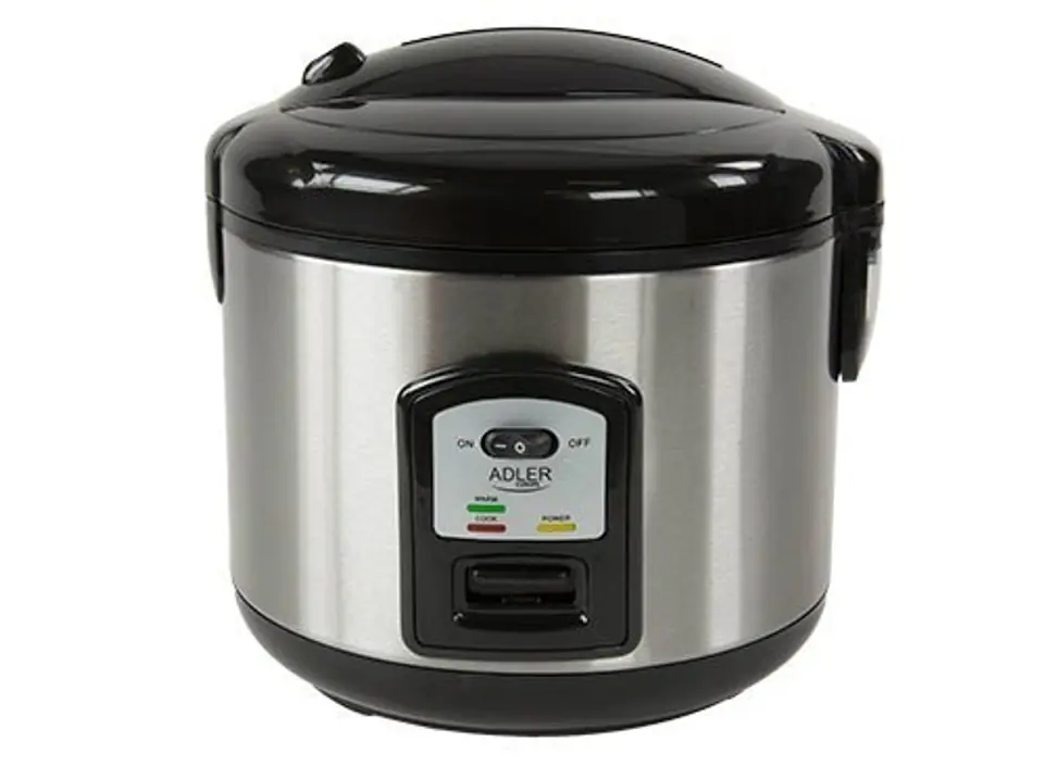 ⁨Garnek do ryżu Adler AD 6406 (1.5l; kolor inox)⁩ w sklepie Wasserman.eu