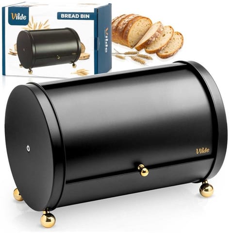 ⁨CHLEBAK METALOWY CZARNY 229338⁩ w sklepie Wasserman.eu