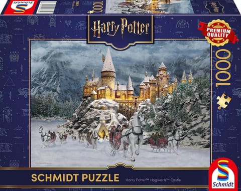 ⁨Puzzle 1000 Harry Potter: Hogwart zimą⁩ w sklepie Wasserman.eu