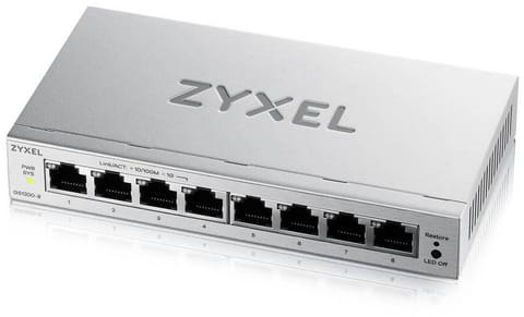⁨Switch Zyxel GS1200-8 v3 8xGbE Web Smart⁩ w sklepie Wasserman.eu