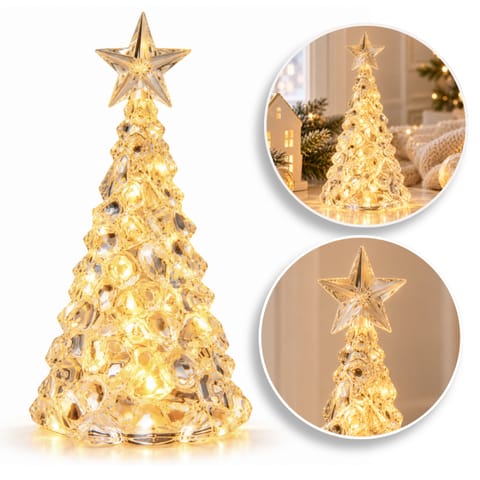 ⁨CHOINKA ŚWIECĄCA LED na baterię ŚWIĄTECZNA 16cm LAMP82⁩ w sklepie Wasserman.eu
