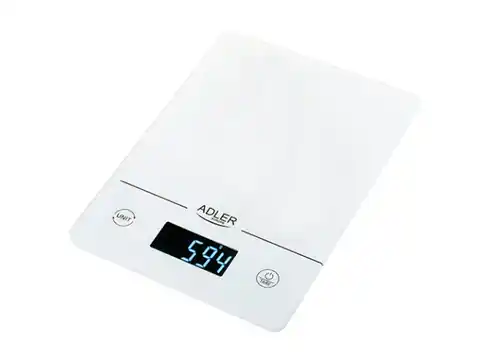 ⁨Adler Kitchen scales AD 3170 Maximum weight (capacity) 15 kg, Graduation 1 g, Display type LCD, White⁩ at Wasserman.eu