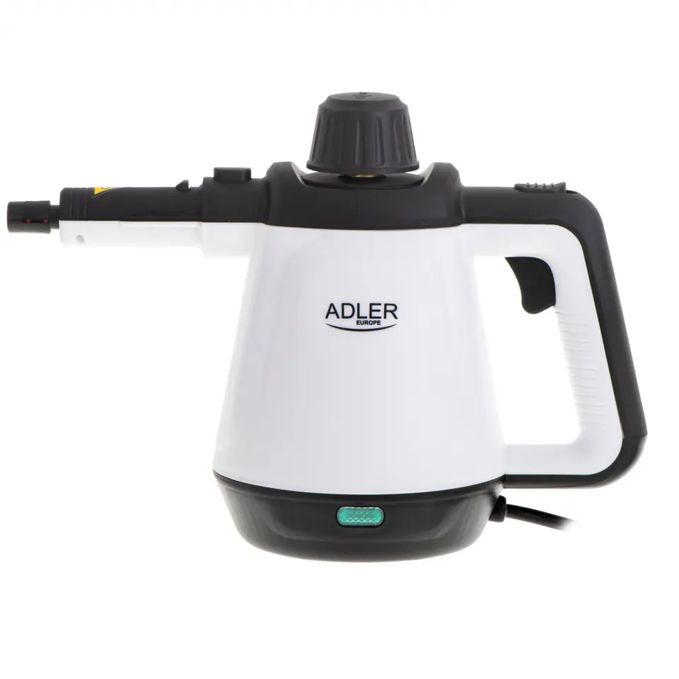 ⁨Adler Steam cleaner AD 7038 Power 1200 W, Steam pressure 3.5 bar, Water tank capacity 0.45 L, White/Black⁩ w sklepie Wasserman.eu