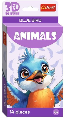 ⁨Puzzle 3D Ptak niebieski TREFL⁩ w sklepie Wasserman.eu