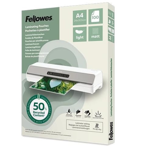 ⁨Fellowes Laminator Pouch 100 Pc(S)⁩ w sklepie Wasserman.eu