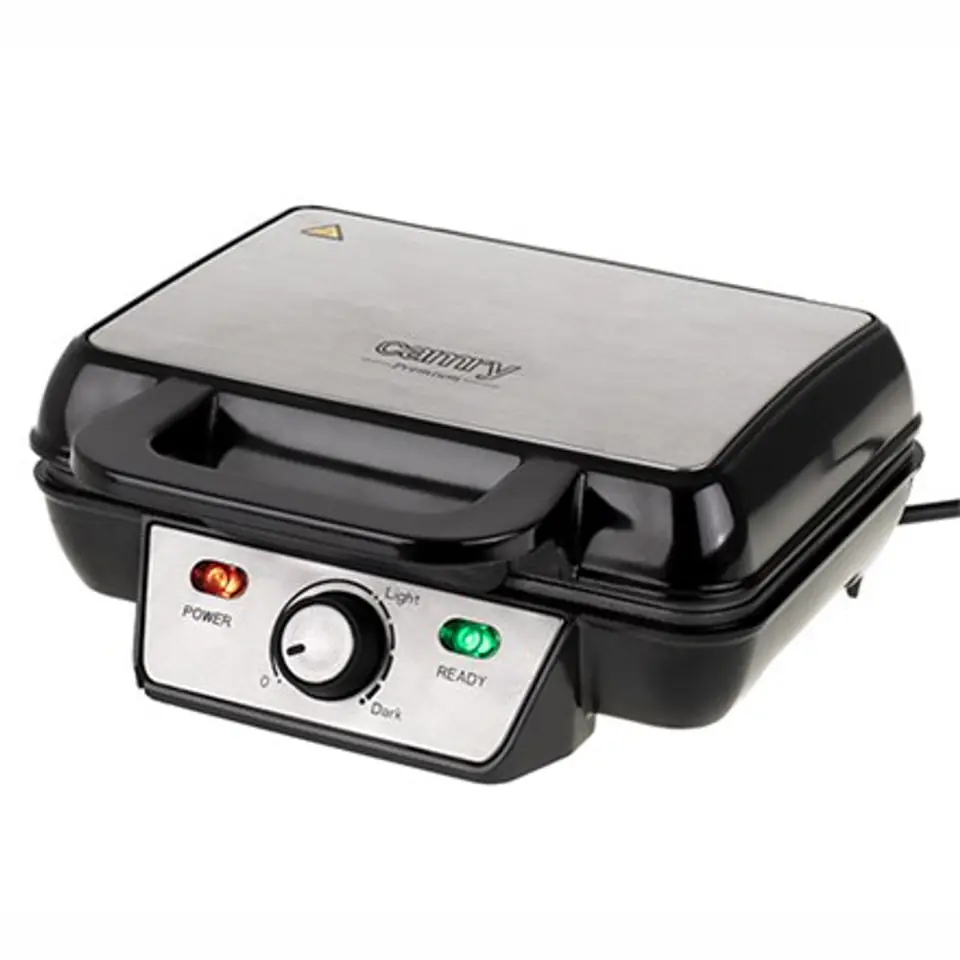 ⁨Camry CR 3046 waffle iron 2 waffle(s) Black 1000 W⁩ at Wasserman.eu